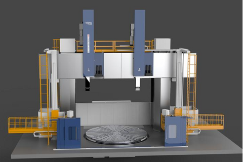CK(X)52 Serisi CNC Çift Kolonlu Dikey Freze-Torna Tezgahları