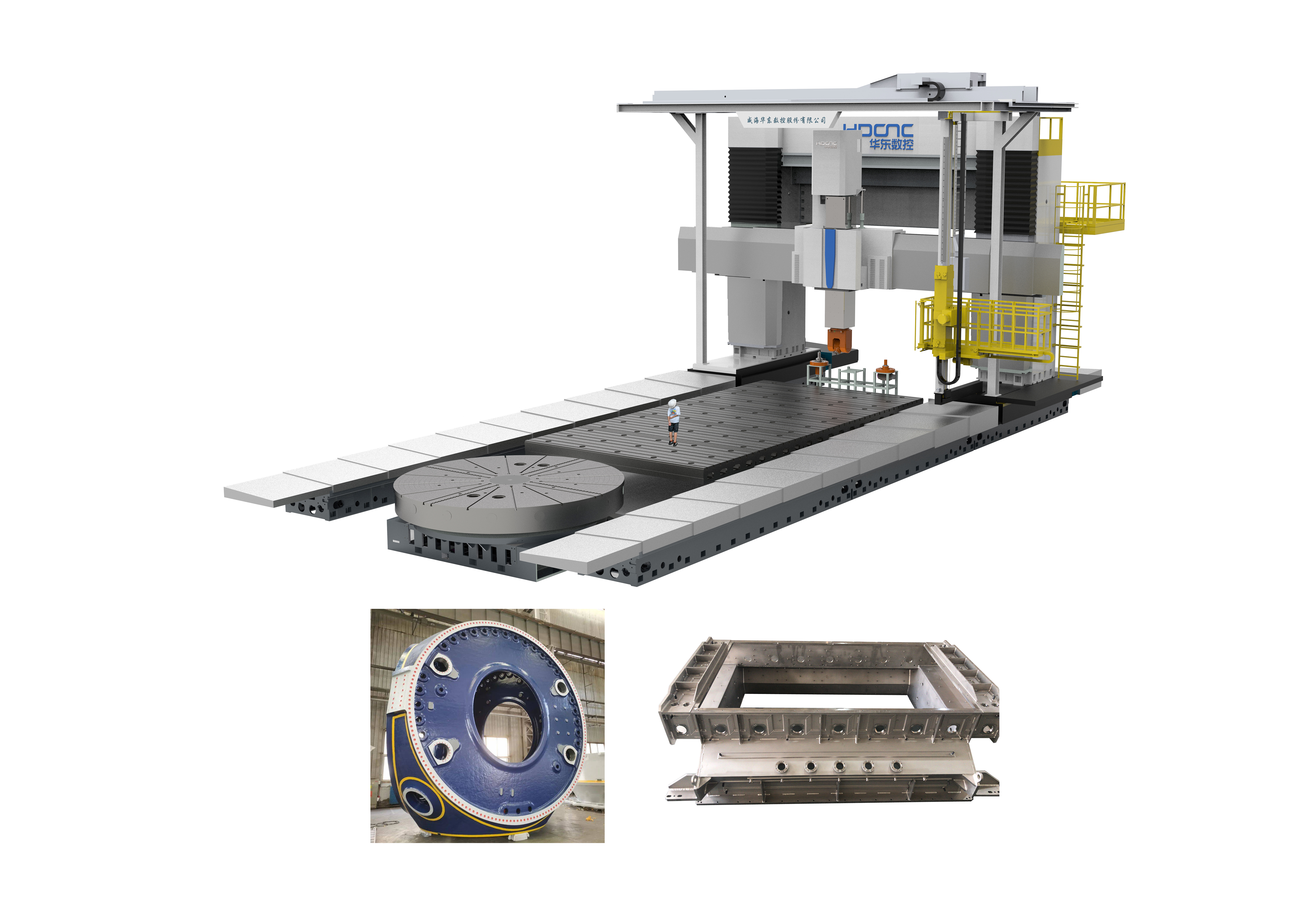 XKW28 Serisi CNC Hareketli Işın Gantrisi Hareketli Sıkıcı ve Freze Makinesi