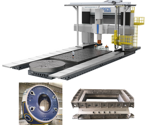 XKW28 Serisi CNC Hareketli Işın Gantrisi Hareketli Sıkıcı ve Freze Makinesi