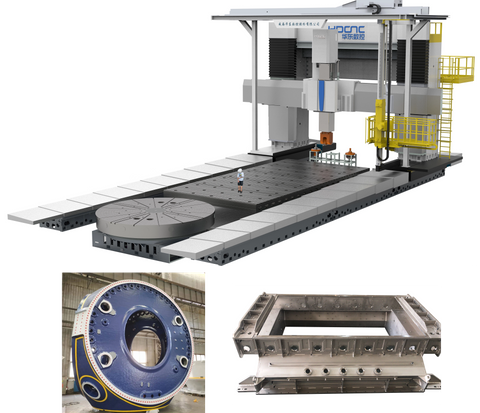 XKW28 Serisi CNC Hareketli Işın Gantrisi Hareketli Sıkıcı ve Freze Makinesi