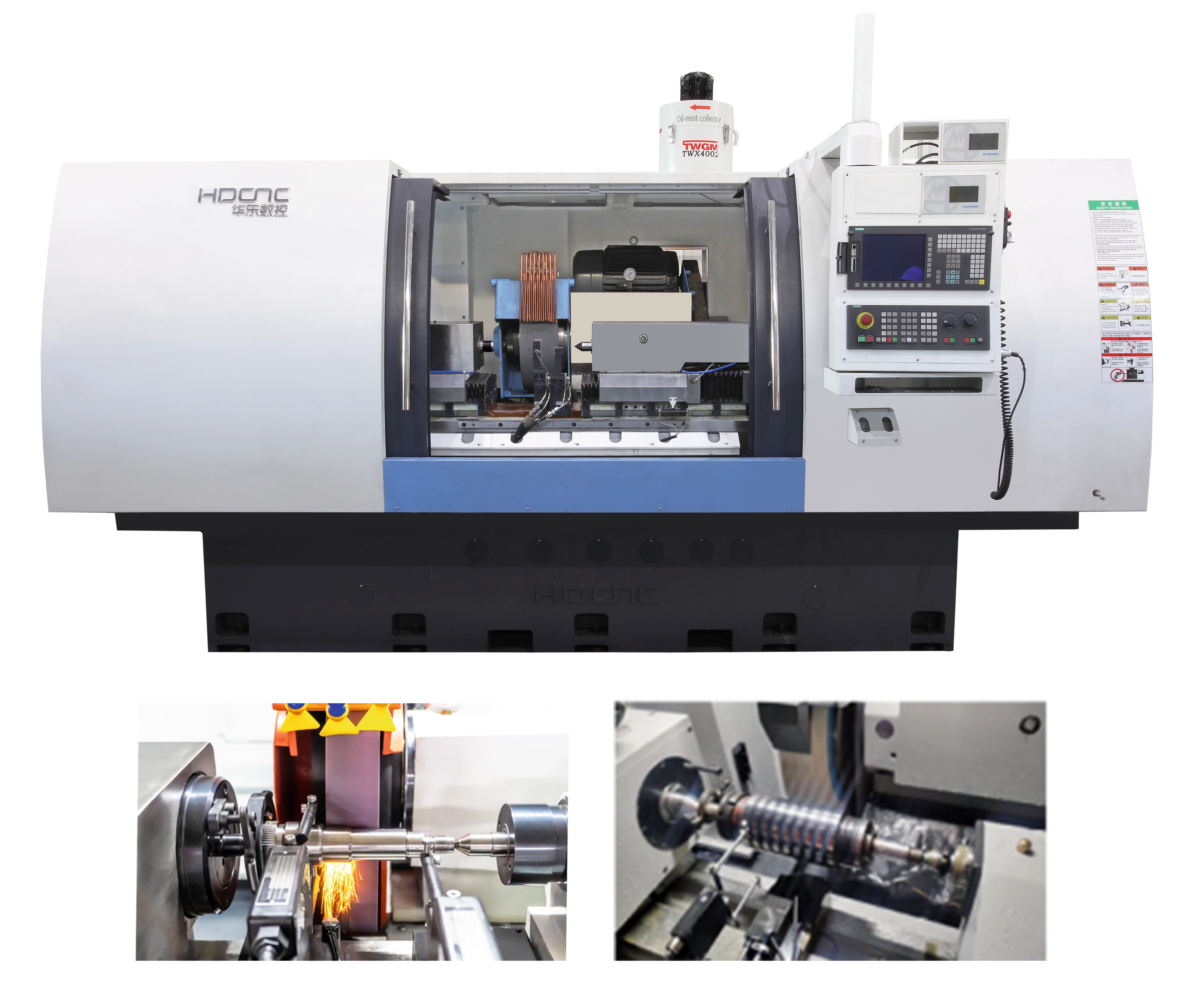 CNC Geniş Taşlama Taşı Aşırı Yük Silindirik Taşlama