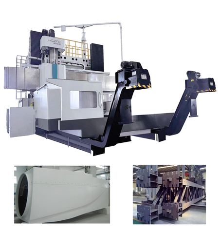 XKW21 Serisi Gantry CNC Freze Makinesi Işın Hareketli
