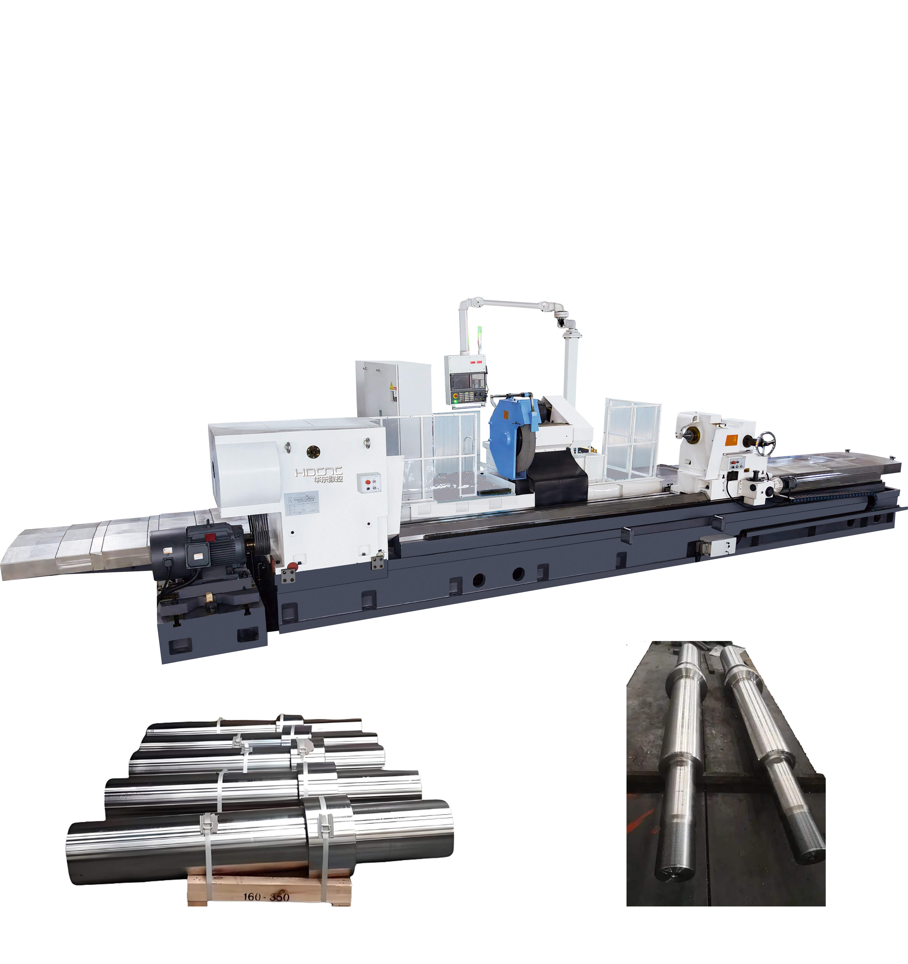Taş Kafası Hareketli PLC(CNC)Silindirik Taşlama Makinesi